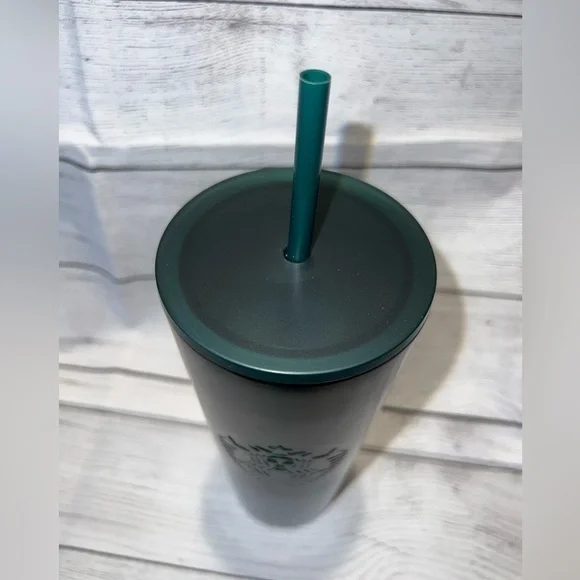 2020 Starbucks Dark Green/Black Gradient Ombré Tumbler - Rare Release - Picture 4 of 6